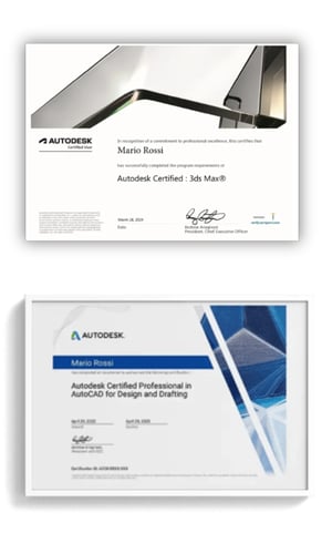 Certificazioni Autodesk